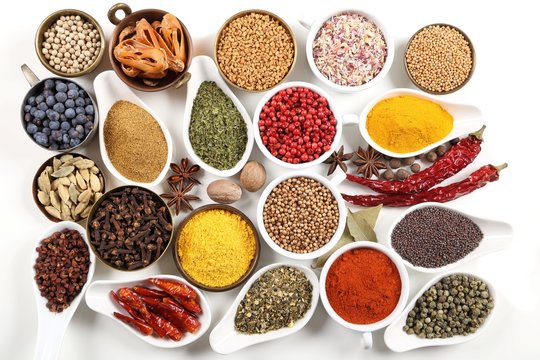 Colorful spices.