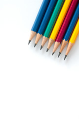 pencil on White background