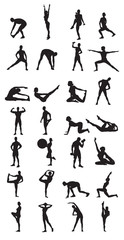 Exercise Silhouettes