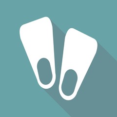 Icon Diver on long shadow