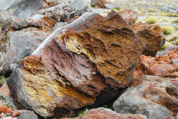 lava stone in New Zealand