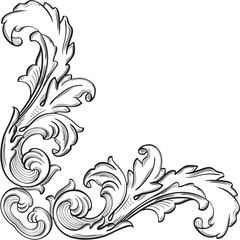 Corner vintage element