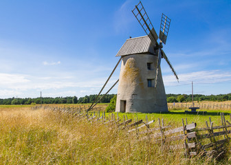 Fototapeta premium Old, windy mill