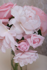 Букет розовых роз