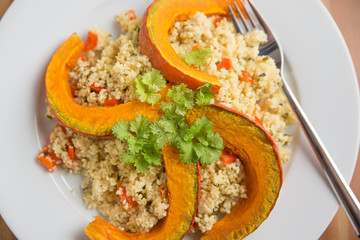 Quinoa mit Kürbis