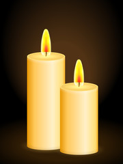 Fototapeta na wymiar candles background