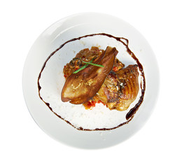 Braunes Gefluegelragout