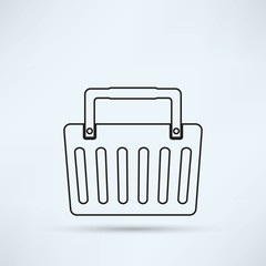 Shopping basket icon