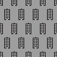 House seamless pattern background