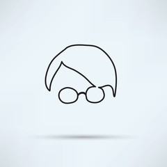 Person with glasses