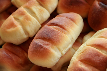 Bread loaves closeup
