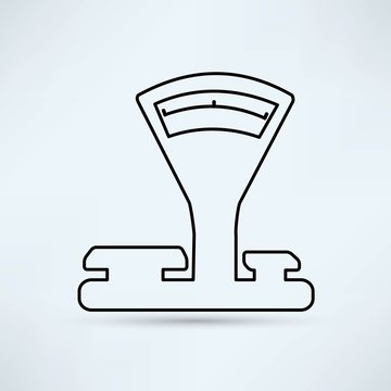 recommend clip art: Kitchen scales icon
