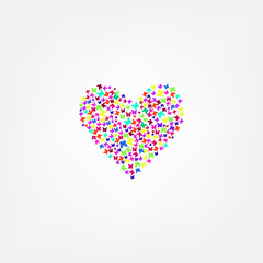butterfly flying heart