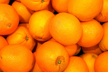 Orange oranges high contrast background