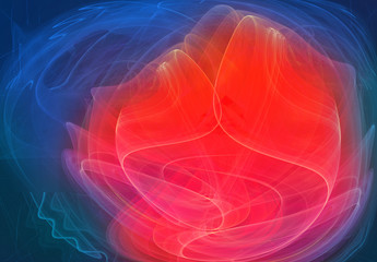 Grunge abstract textured digital mixed media collage, art