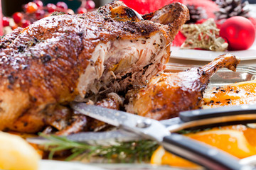 Weihnachts Ente mit Knödel 