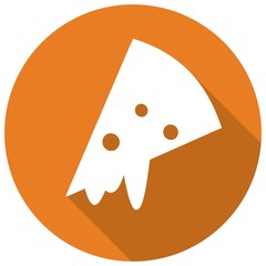 pizza slice a long shadow