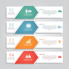 Infographic report template layout. Vector illustration.