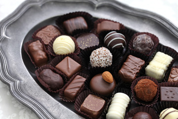 assortment of chocolate