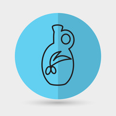 olive oil bottle icon