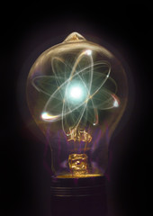 Lightbulb Atom Particle
