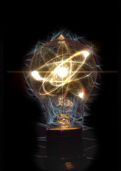 Lightbulb Atom Particle