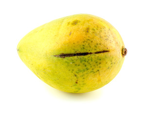 Delicious natural mango isolated on white