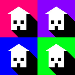 Home icon great for any use. Vector EPS10.