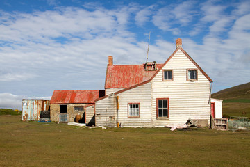 Old Farmhouse on Falkland Islands