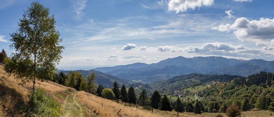 panorama des Vosges