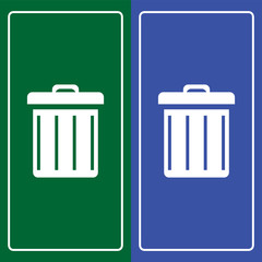 bin icons set great for any use. Vector EPS10.