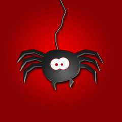 Halloween Illustration of a spider