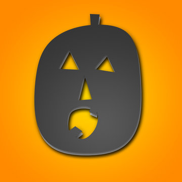 Halloween Illustration of a pumpkin