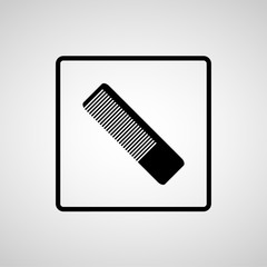 Comb icons set great for any use. Vector EPS10.