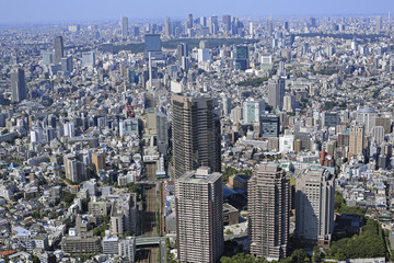 Fototapeta premium 恵比寿ガーデンプレース／空撮