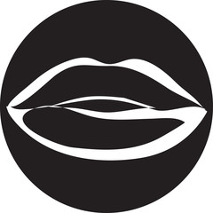 Kiss lips lipstick icon passion symbol people