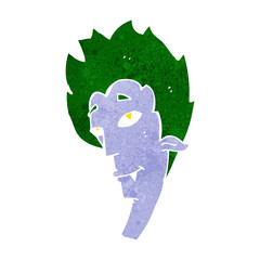 cartoon vampire head