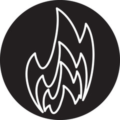 Fototapeta premium Fire icon