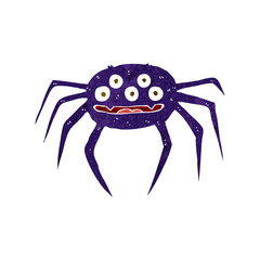 cartoon halloween spider