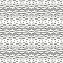 Geometric line monochrome abstract hipster seamless pattern with