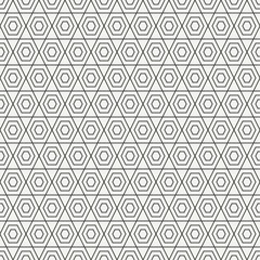 Geometric line monochrome abstract hipster seamless pattern with