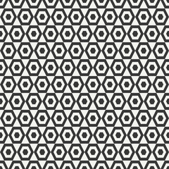 Geometric line monochrome abstract hipster seamless pattern with