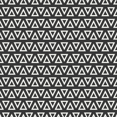 Geometric line monochrome abstract hipster seamless pattern with