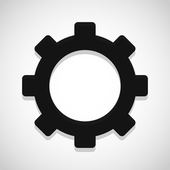 Setting icon great for any use. Vector EPS10.