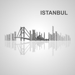 Obraz premium Istanbul skyline for your design