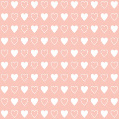 pink heart wallpaper set great for any use. Vector EPS10.