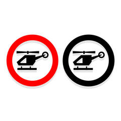 helicopters icons set great for any use. Vector EPS10.