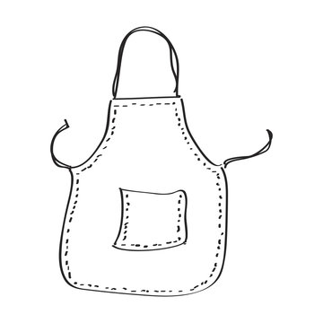 Simple doodle of an apron