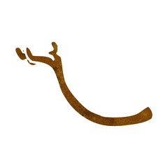 Obraz premium cartoon arm holding up