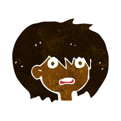 cartoon shocked expression